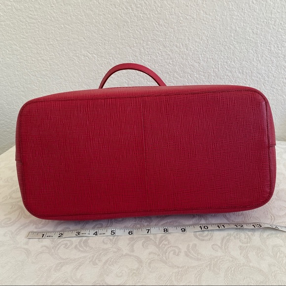 Cole Haan red leather tote - Picture 6 of 13